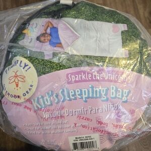 Kids Unicorn Sleeping Bag.  Brand new, never used.  65 inches X 24 inches.